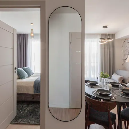 Apartly- Bulvar41, Balkon & Widok Na Odre アパート