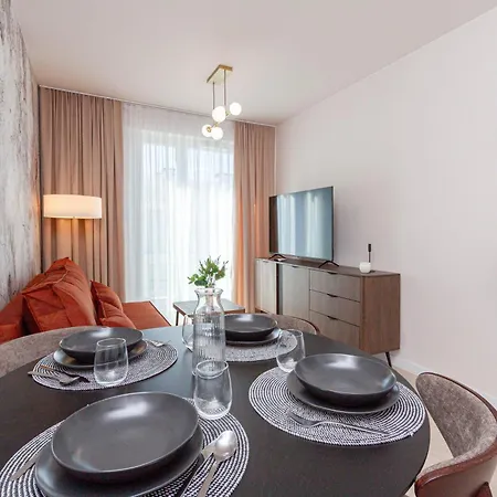 Apartly- Bulvar41, Balkon & Widok Na Odre シュチェチン